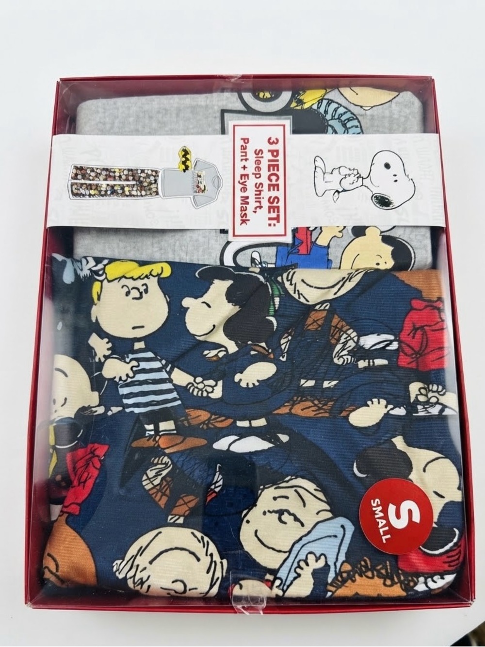 Peanuts, Snoopy, & Charlie Brown 3-Piece Sleep Set